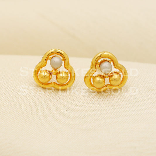 Stunning 22k 22 karat gold earrings, PR1293