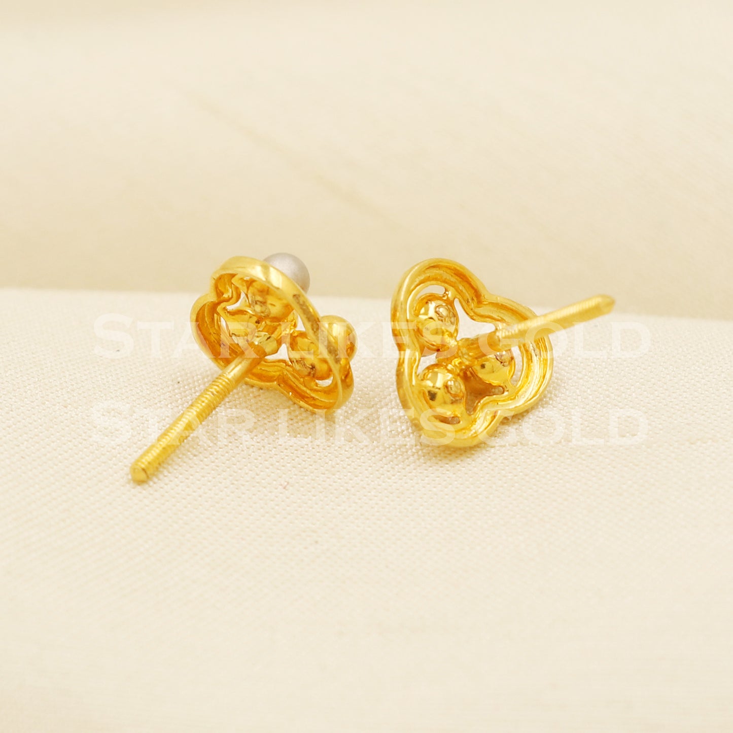 Stunning 22k 22 karat gold earrings, PR1293