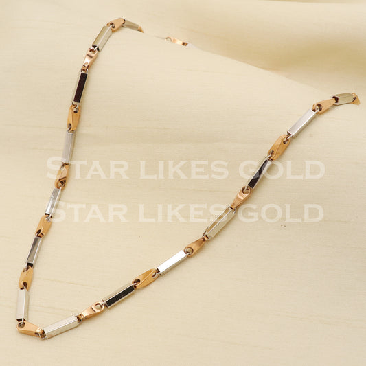 18k 18KT GOLD chain necklace Handmade fine Jewelry, PR1340