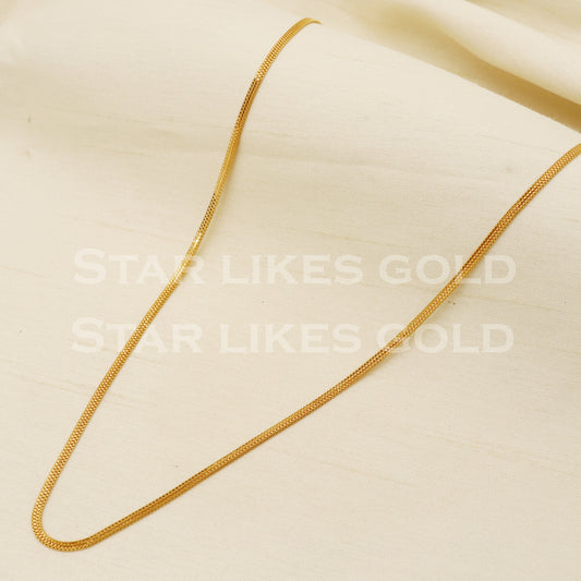 22k 22KT GOLD chain necklace Handmade fine Jewelry, PR1362