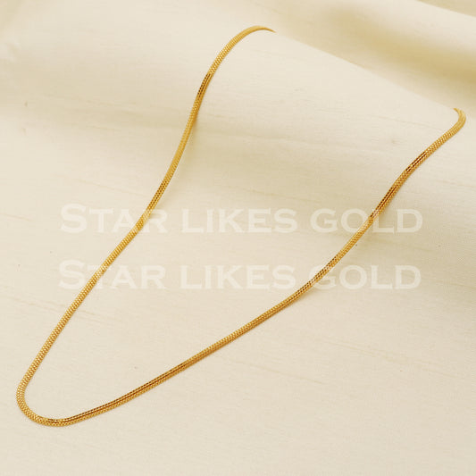 22k 22KT GOLD chain necklace Handmade fine Jewelry, PR1364