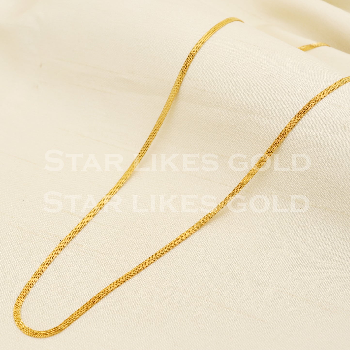22k 22KT GOLD chain necklace Handmade fine Jewelry, PR1365