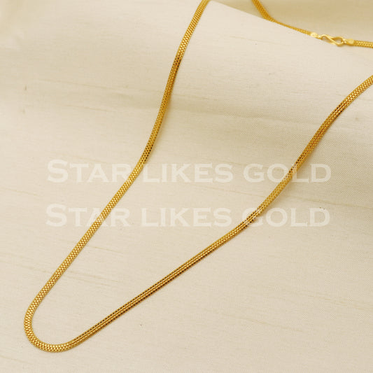 22k 22KT GOLD Yellow Gold chain necklace Handmade fine Jewelry, PR1381