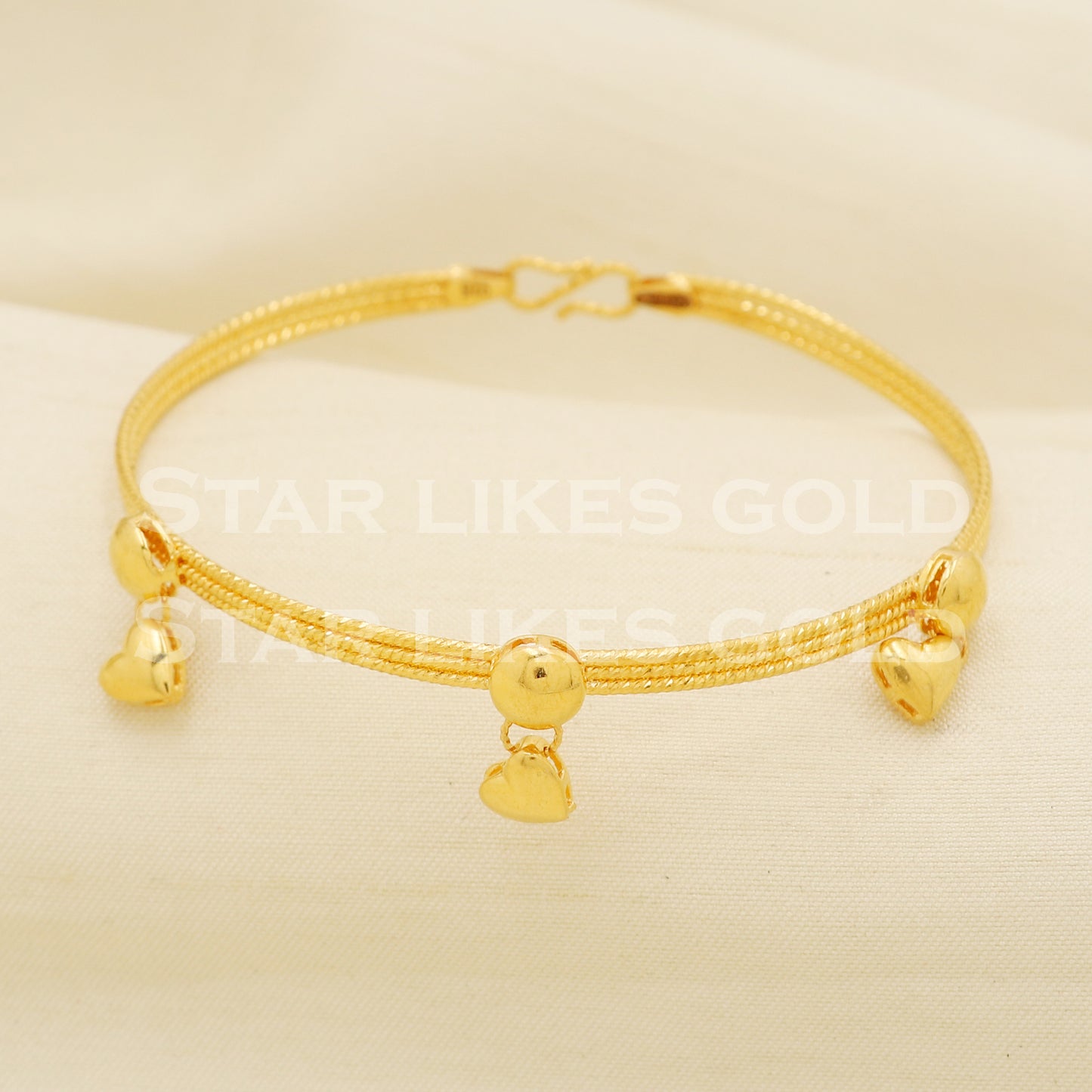 22 karat 22k gold bangle bracelet jewelry, PR1387