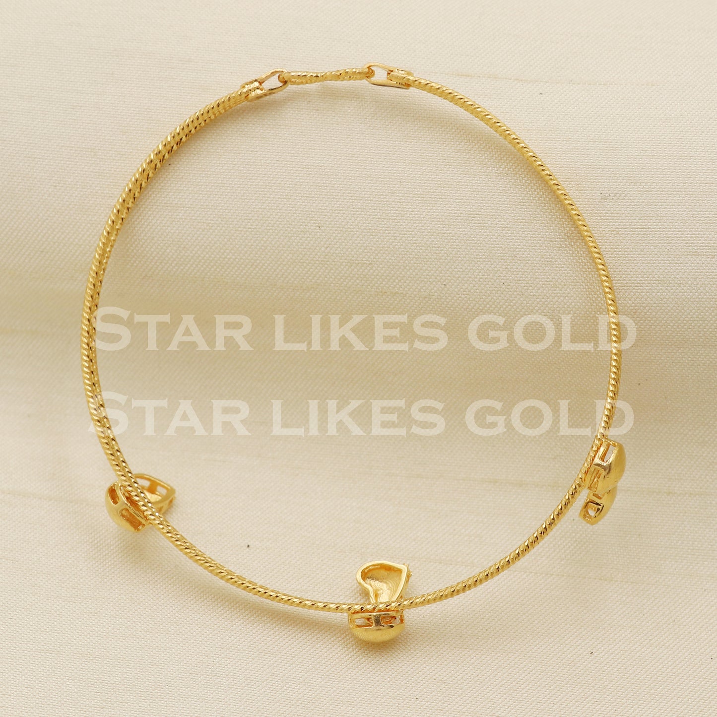 22 karat 22k gold bangle bracelet jewelry, PR1387