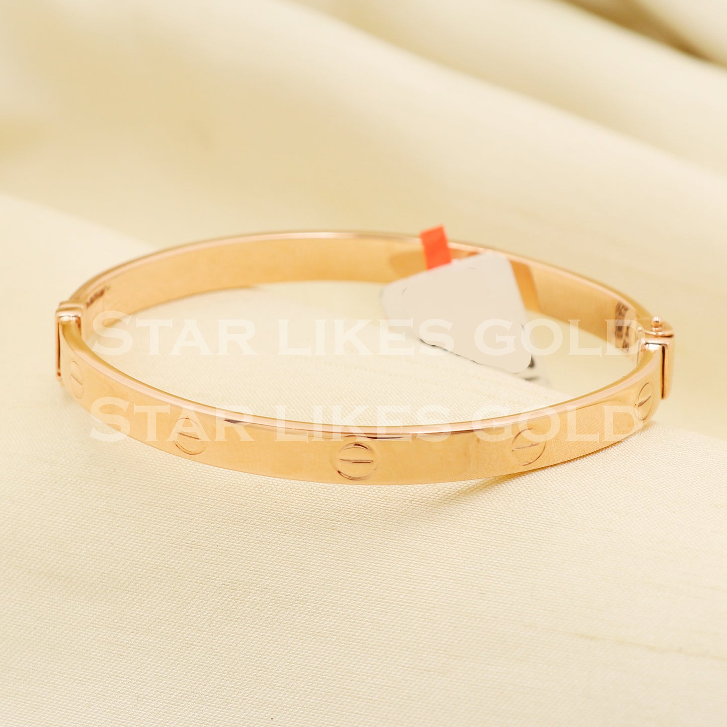 18 karat 18k gold bangle bracelet jewelry, PR1405