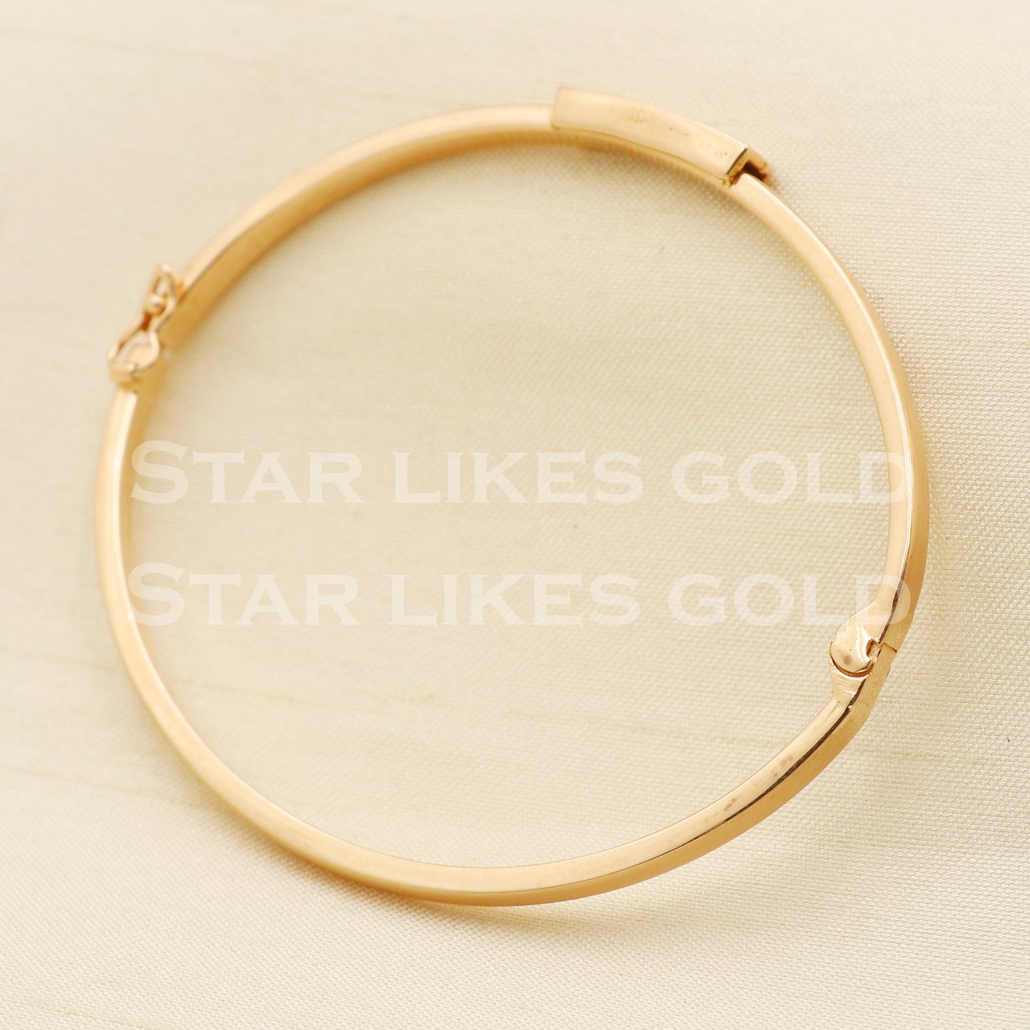 18 karat 18k gold bangle bracelet jewelry, PR1407