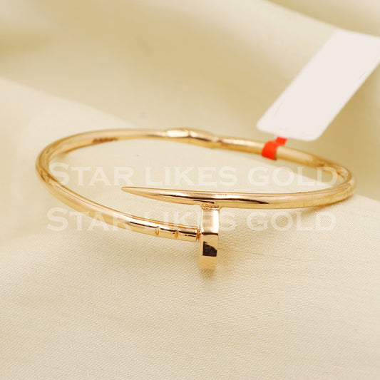 18 karat 18k gold bangle bracelet jewelry, PR1408