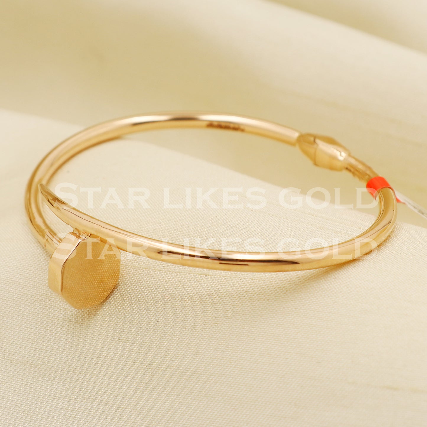 18 karat 18k gold bangle bracelet jewelry, PR1408