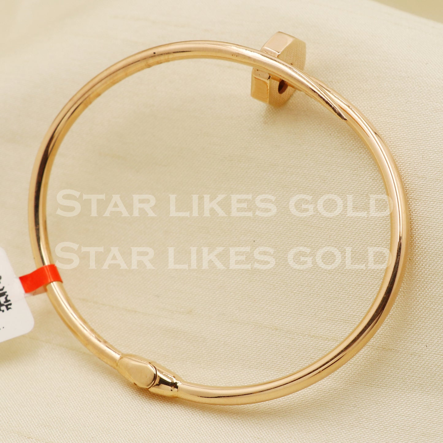 18 karat 18k gold bangle bracelet jewelry, PR1408