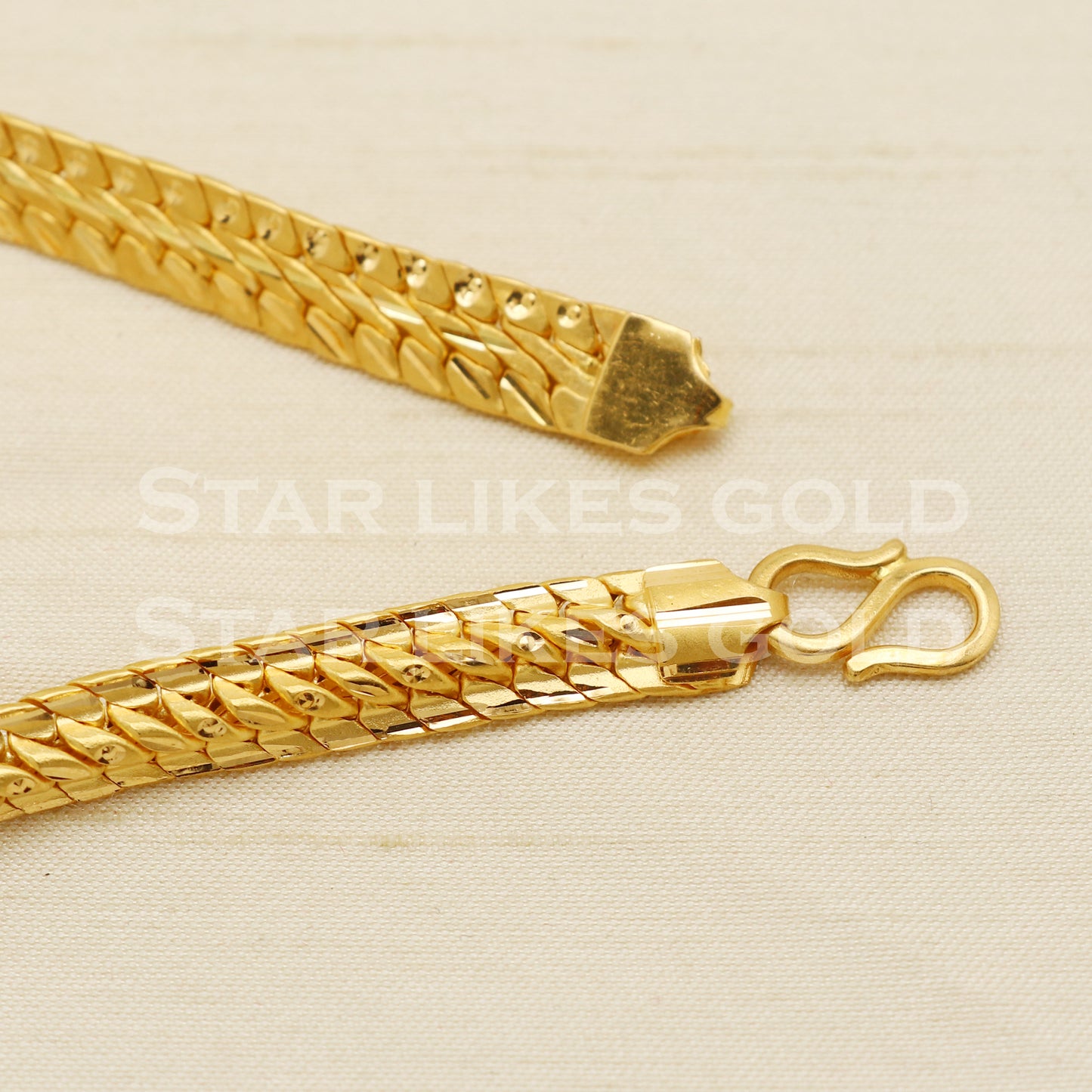 Handmade Indian 22 karat 22k gold Mens bracelet jewelry, PR1447