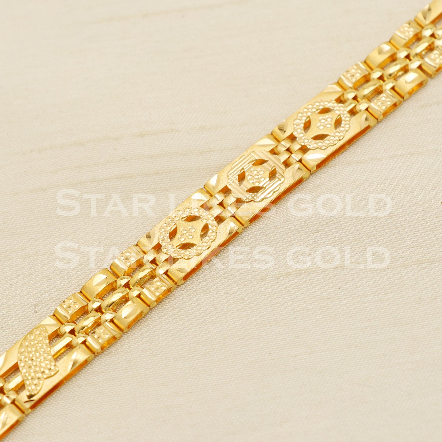 Handmade Indian 22 karat 22k gold Mens bracelet jewelry, PR1448