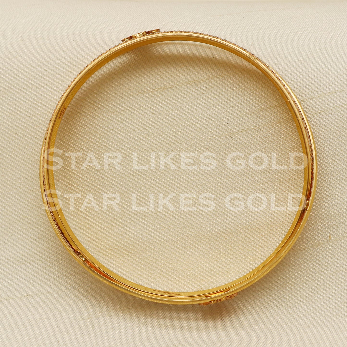 22 karat 22k gold Handmade Bangle Bracelet jewelry, PR1484