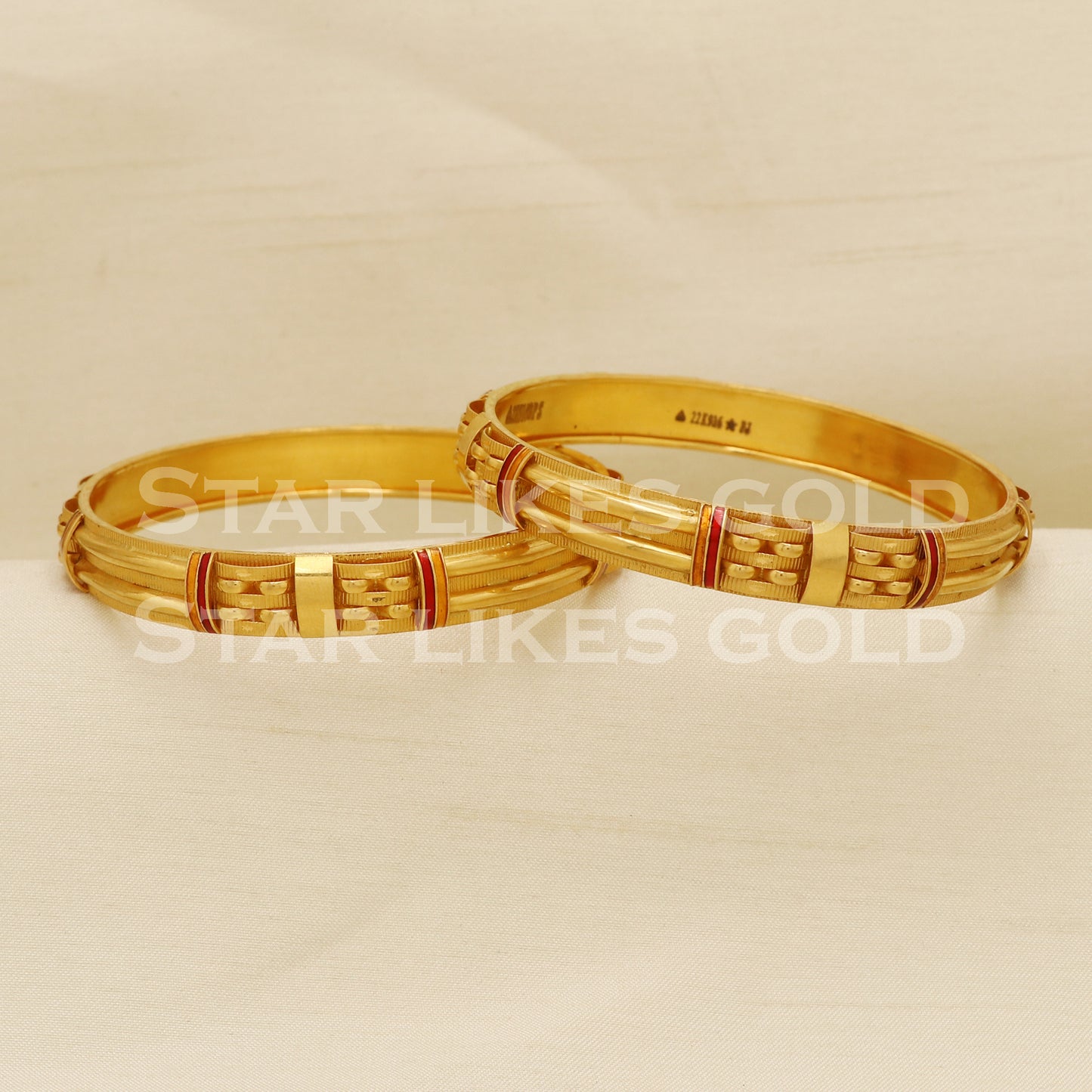 22 karat 22k gold Bangle Bracelet jewelry, PR1518