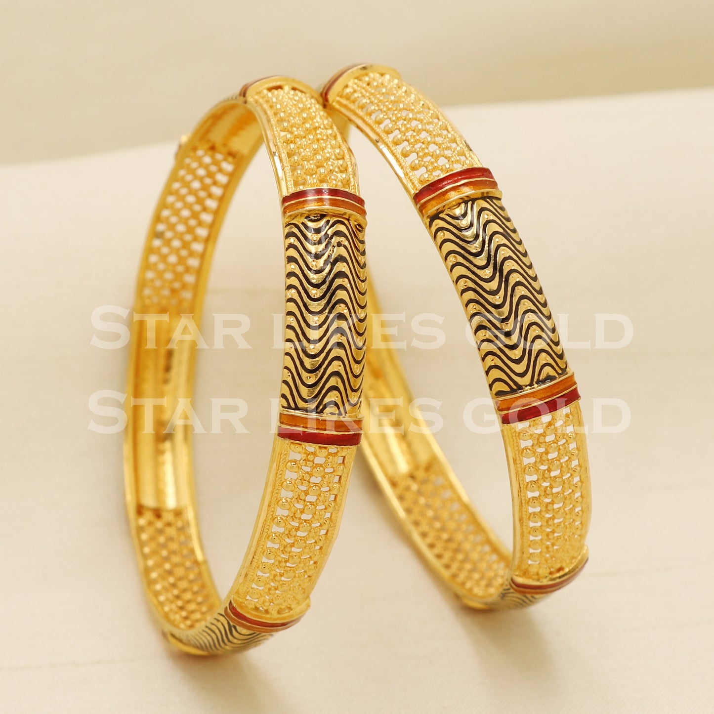 22 karat 22k gold Bangle Bracelet jewelry, PR1519