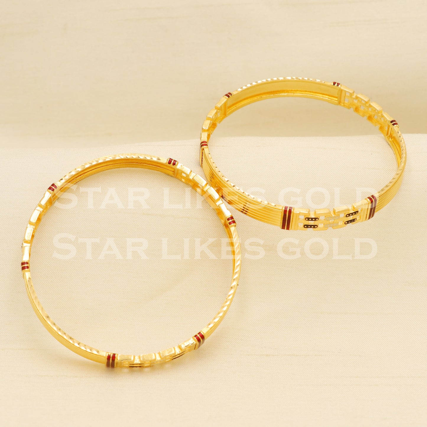 22 karat 22k gold Bangle Bracelet jewelry, PR1520