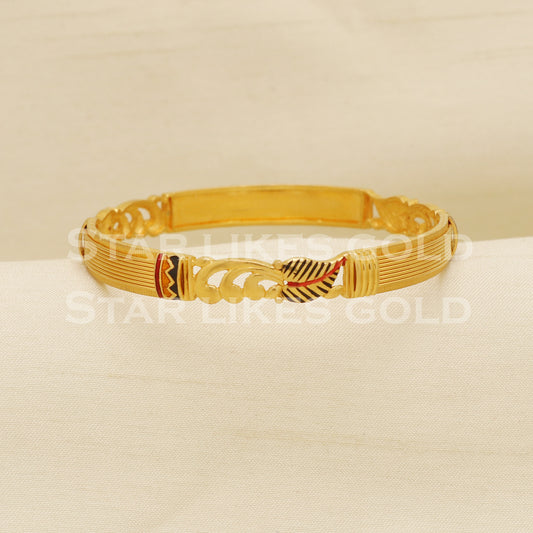 22 karat 22k gold Single Bangle Bracelet jewelry, PR1522