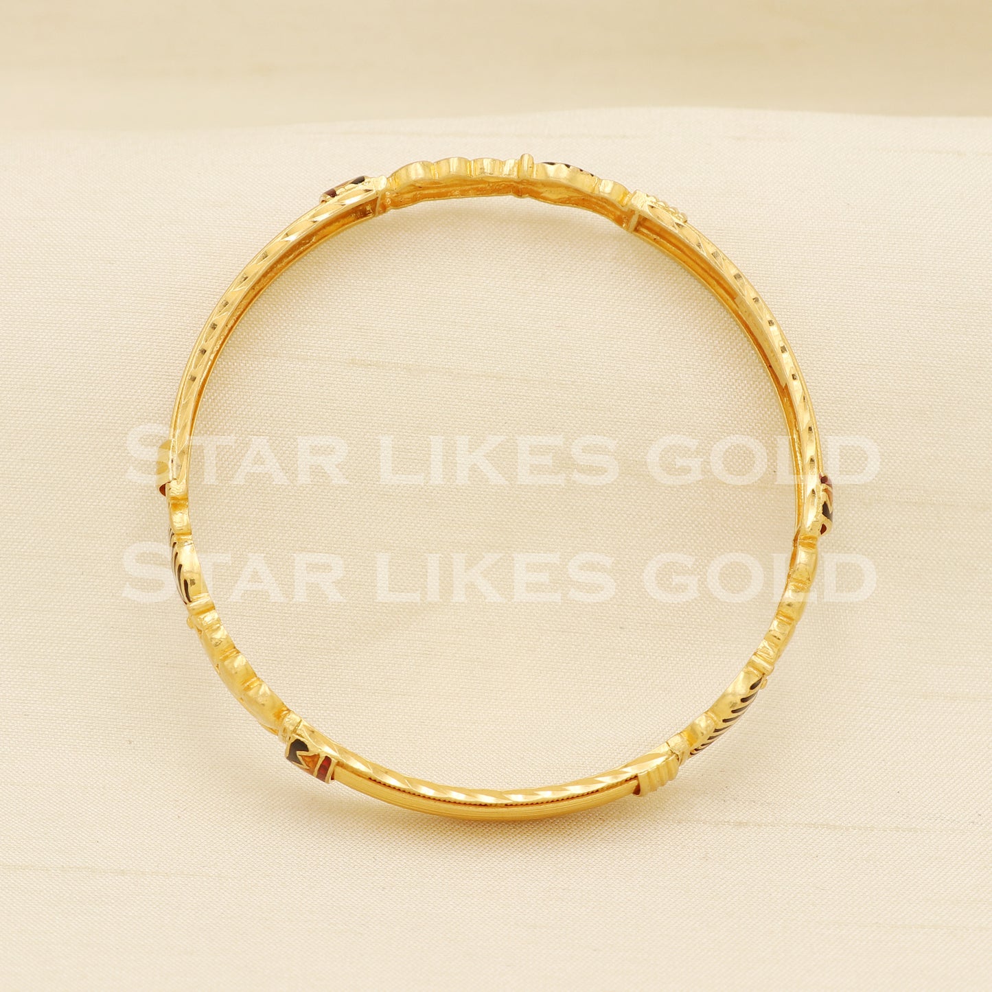 22 karat 22k gold Single Bangle Bracelet jewelry, PR1522