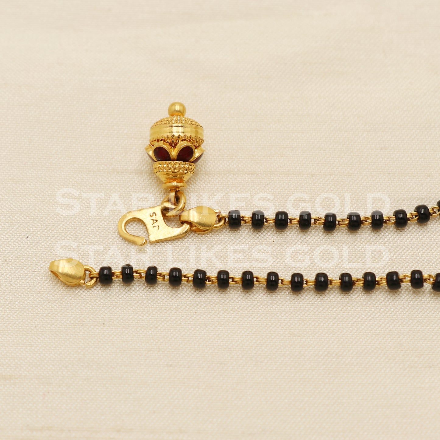 22 karat 22k gold Black Gold Beads Women Bracelet jewelry, PR1526