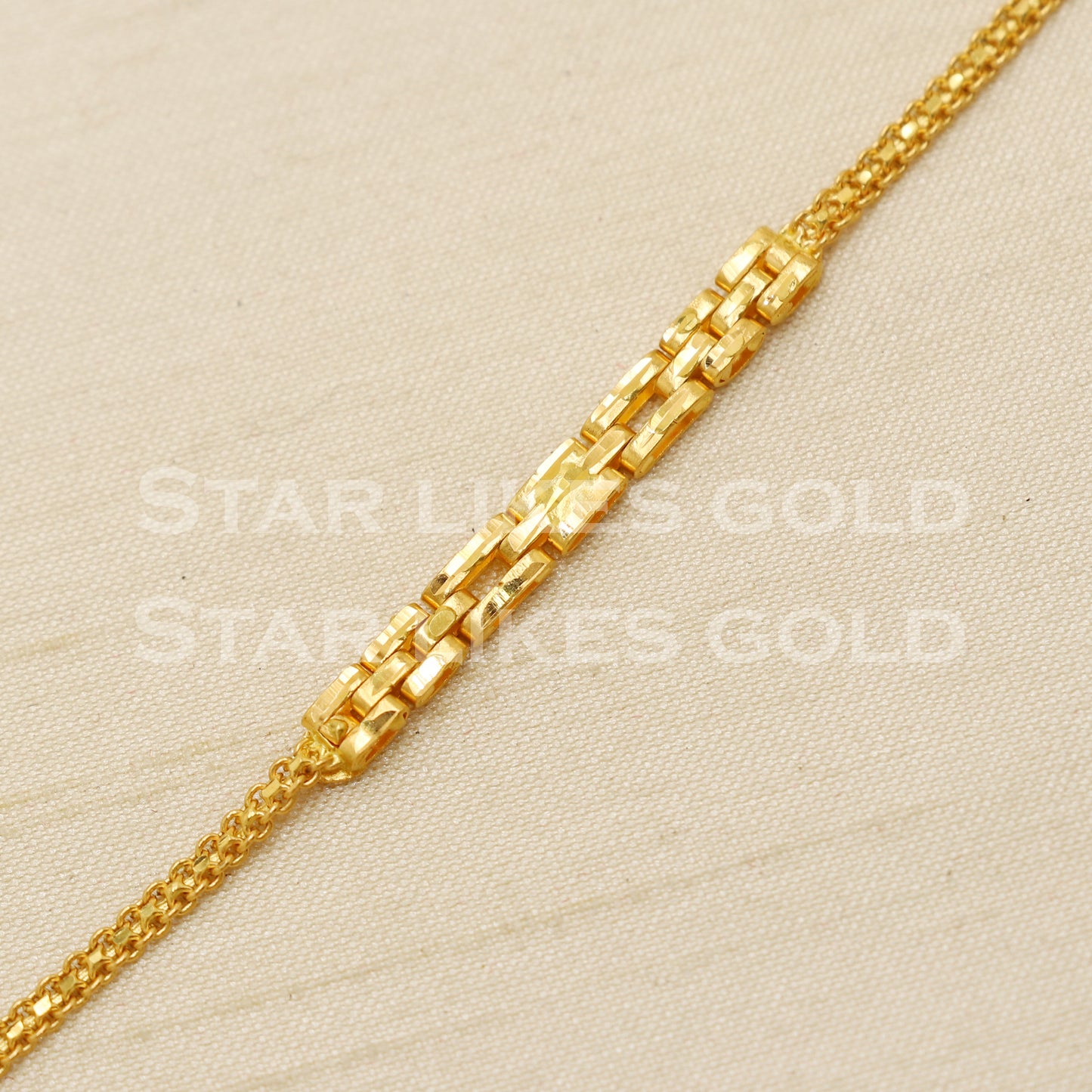 Hallmarked 22 karat 22k gold Child Baby Bracelet Jewelry for Gift, PR1549