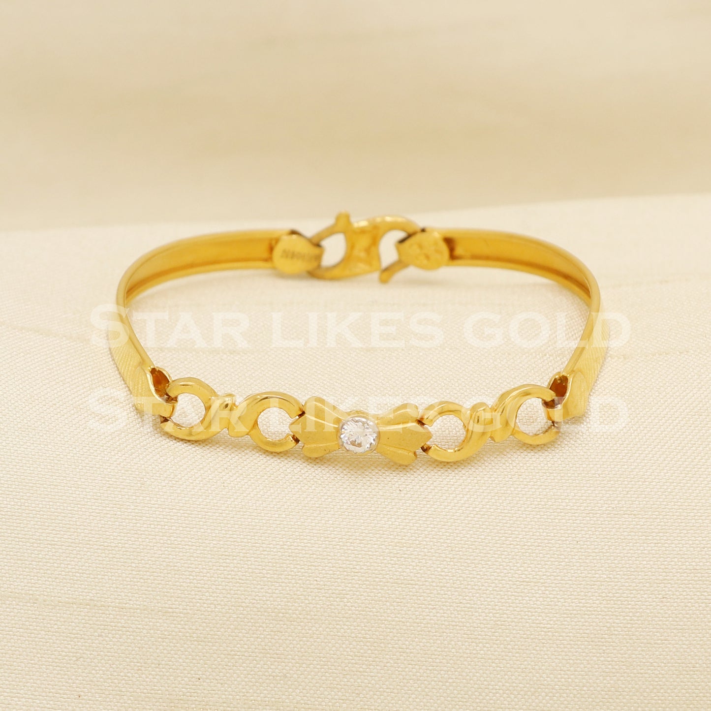 22 karat 22k gold Child Baby Bangle Bracelet Charms Jewelry for Birthday Gift, PR1560