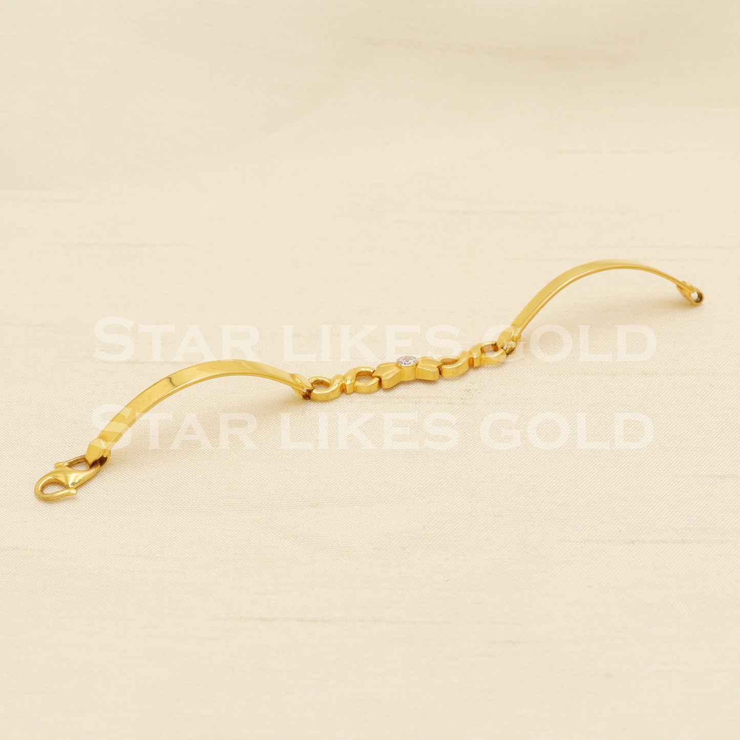 22 karat 22k gold Child Baby Bangle Bracelet Charms Jewelry for Birthday Gift, PR1560