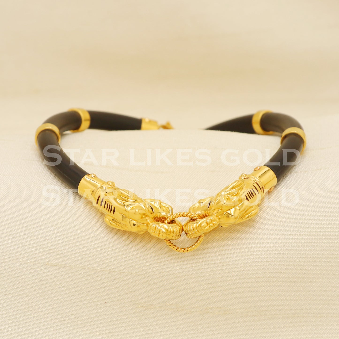 Elephant 22 karat 22k gold Small Bangle Bracelet Jewelry for Birthday Gift, PR1561