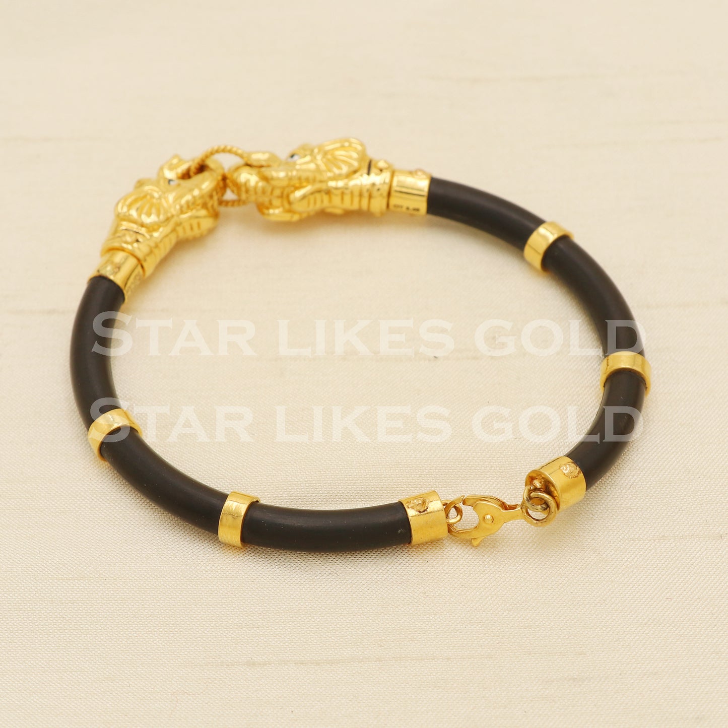 Elephant 22 karat 22k gold Small Bangle Bracelet Jewelry for Birthday Gift, PR1561