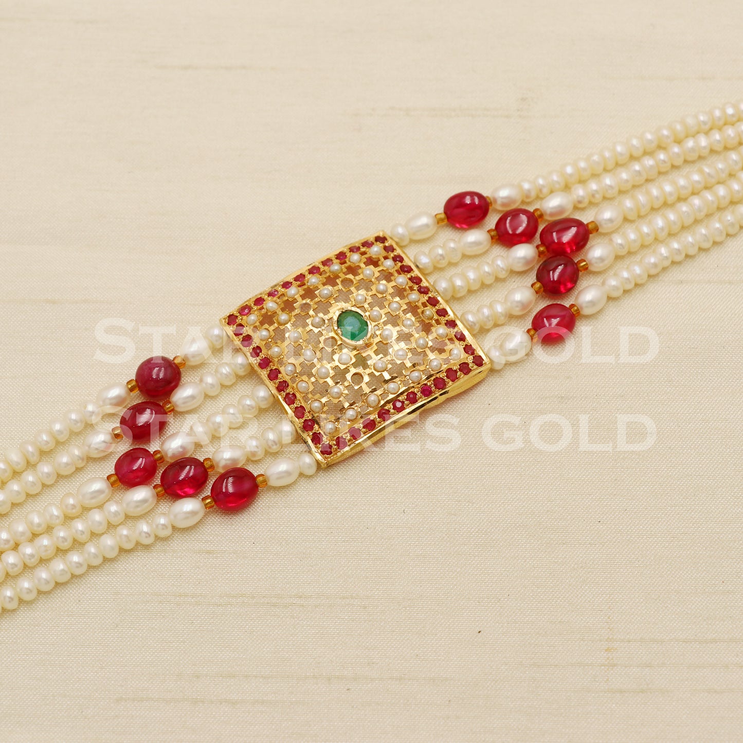 Multi Color Stones 22 karat 22k gold Bracelet Indian Traditional Jewelry for Wedding Gift, PR1564