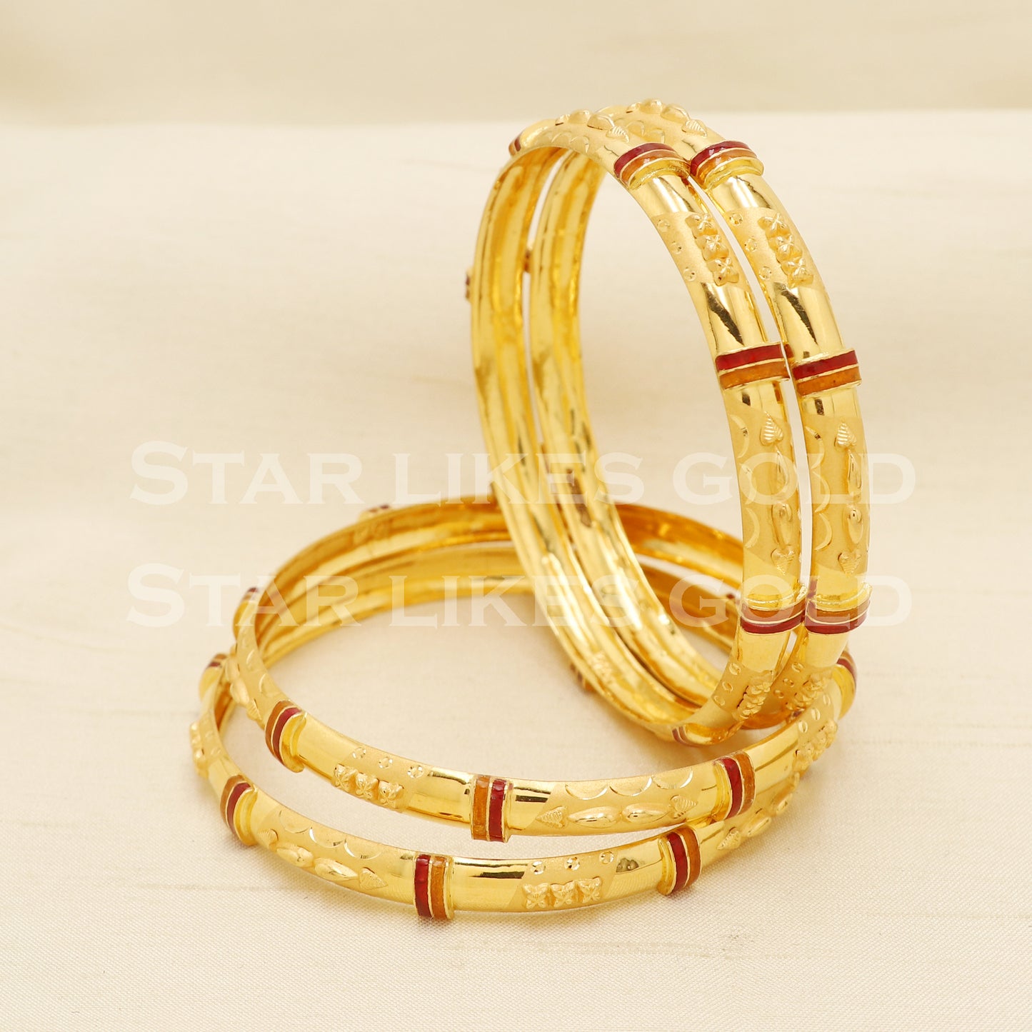 22 karat 22k gold Bangle Bracelet Jewelry, PR1571