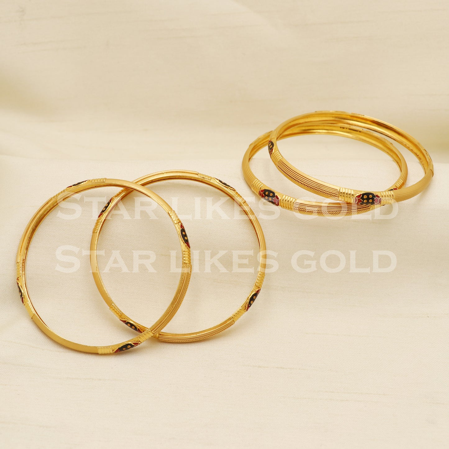 22 karat 22k gold Bangle Bracelet Jewelry, PR1573