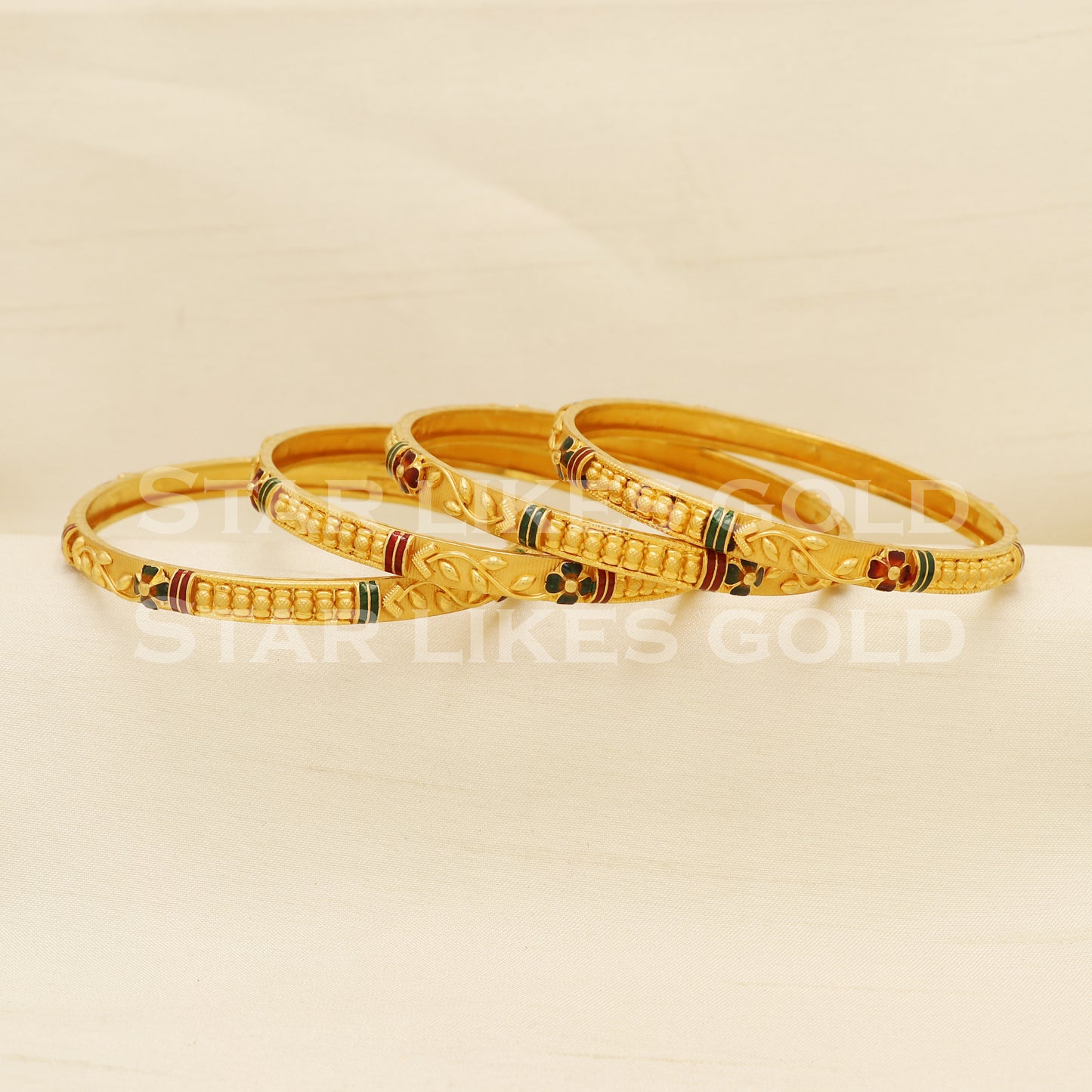 22 karat 22k gold Bangle Bracelet Jewelry, PR1575