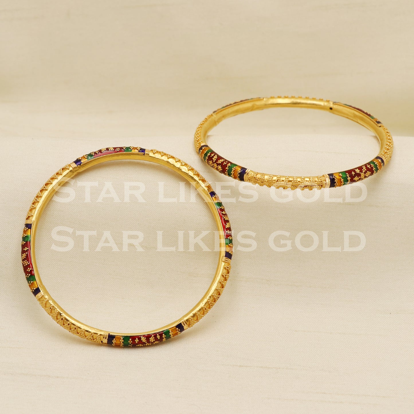 22 karat 22k gold Bangle Bracelet Jewelry, PR1582