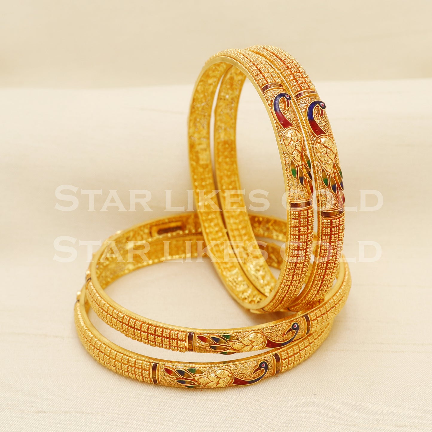 22 karat 22k gold Bangle Bracelet Jewelry, PR1588