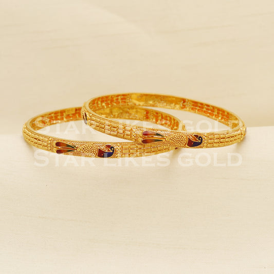 22 karat 22k gold Bangle Bracelet Jewelry, PR1591