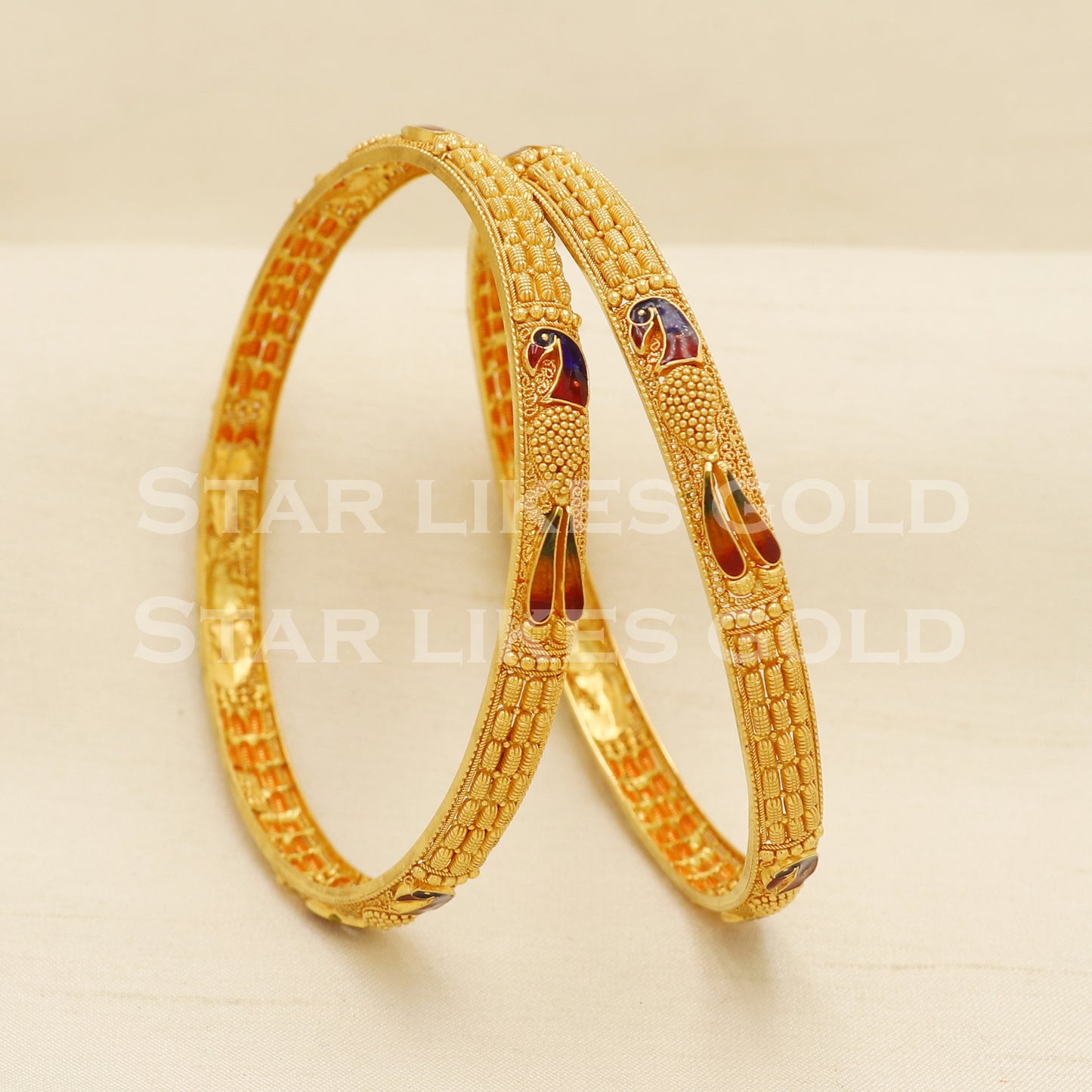 22 karat 22k gold Bangle Bracelet Jewelry, PR1591