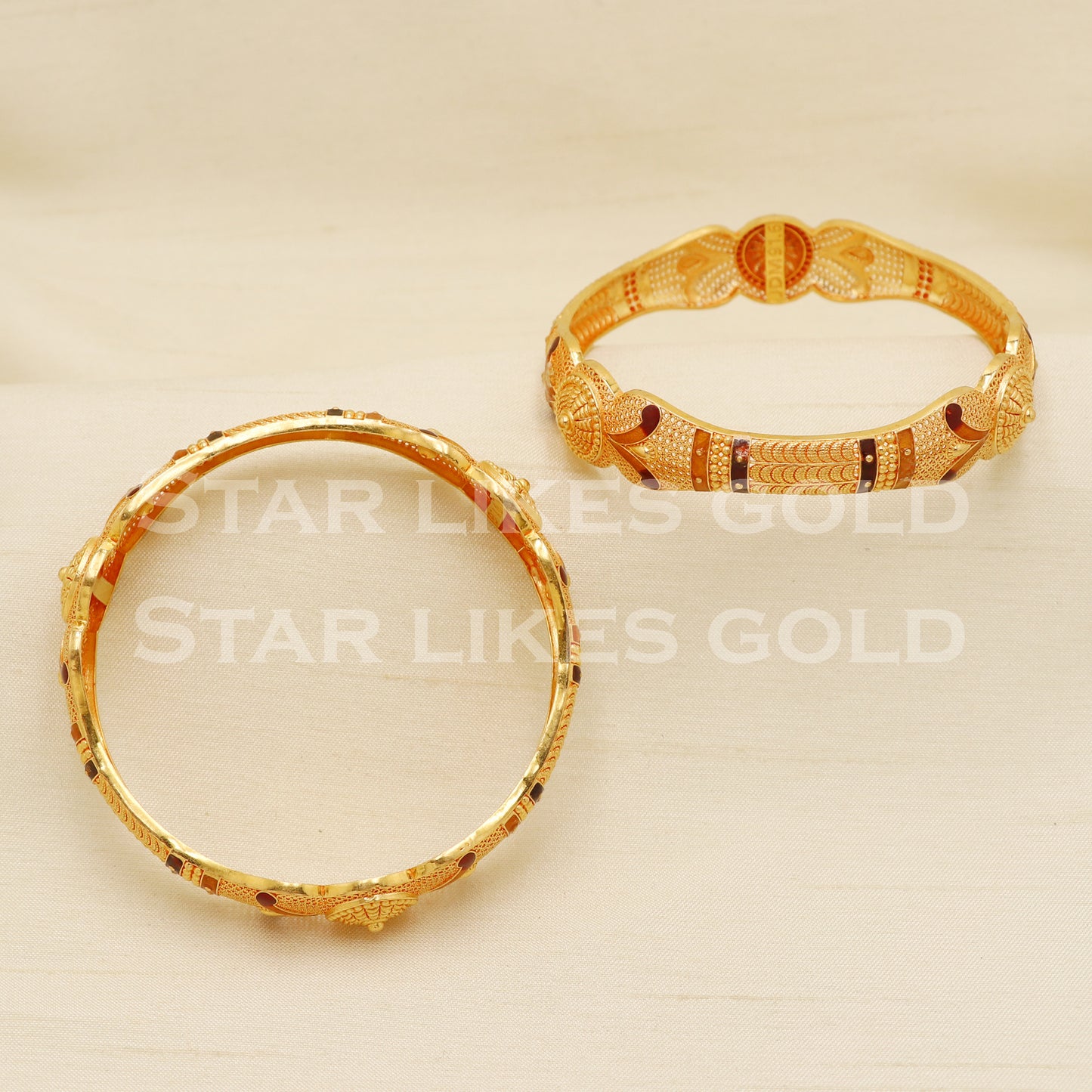 22 karat 22k gold Bangle Bracelet Jewelry, PR1598