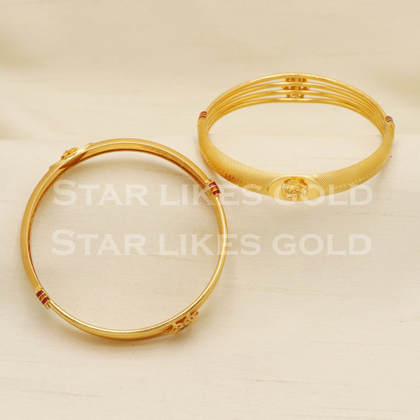 22 karat 22k gold Bangle Bracelet Jewelry, PR1600