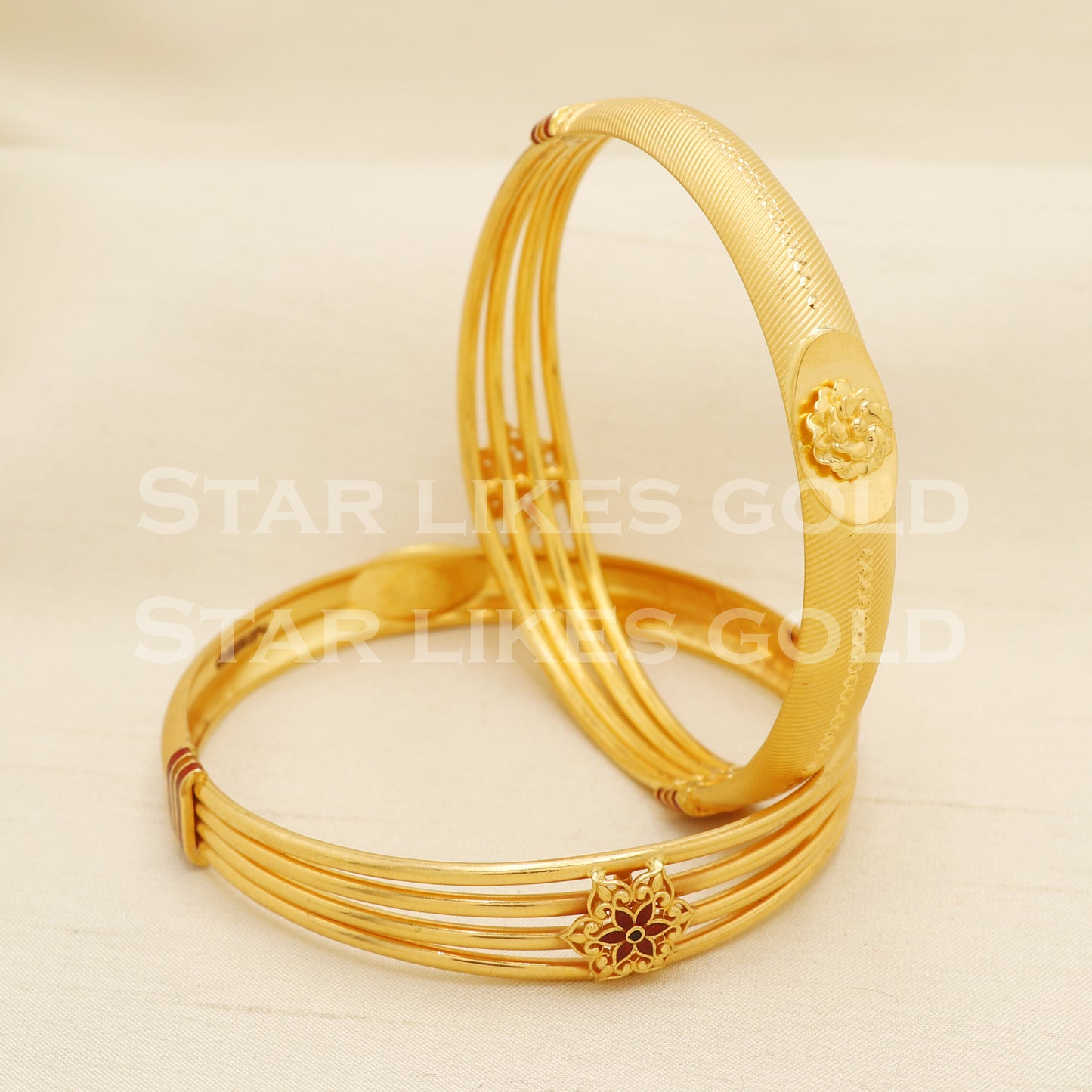 22 karat 22k gold Bangle Bracelet Jewelry, PR1600