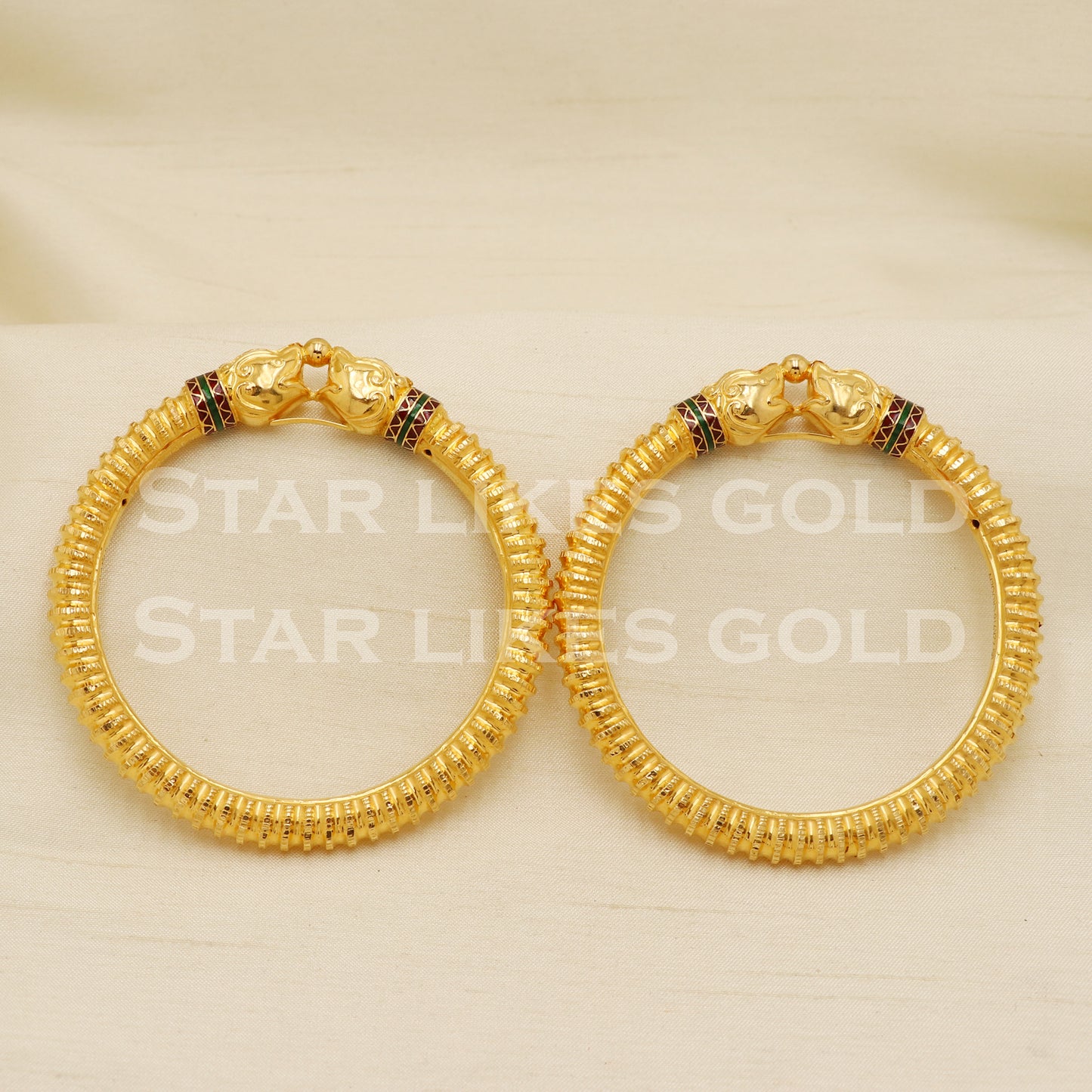 22 karat 22k gold Bangle Bracelet Jewelry, PR1603