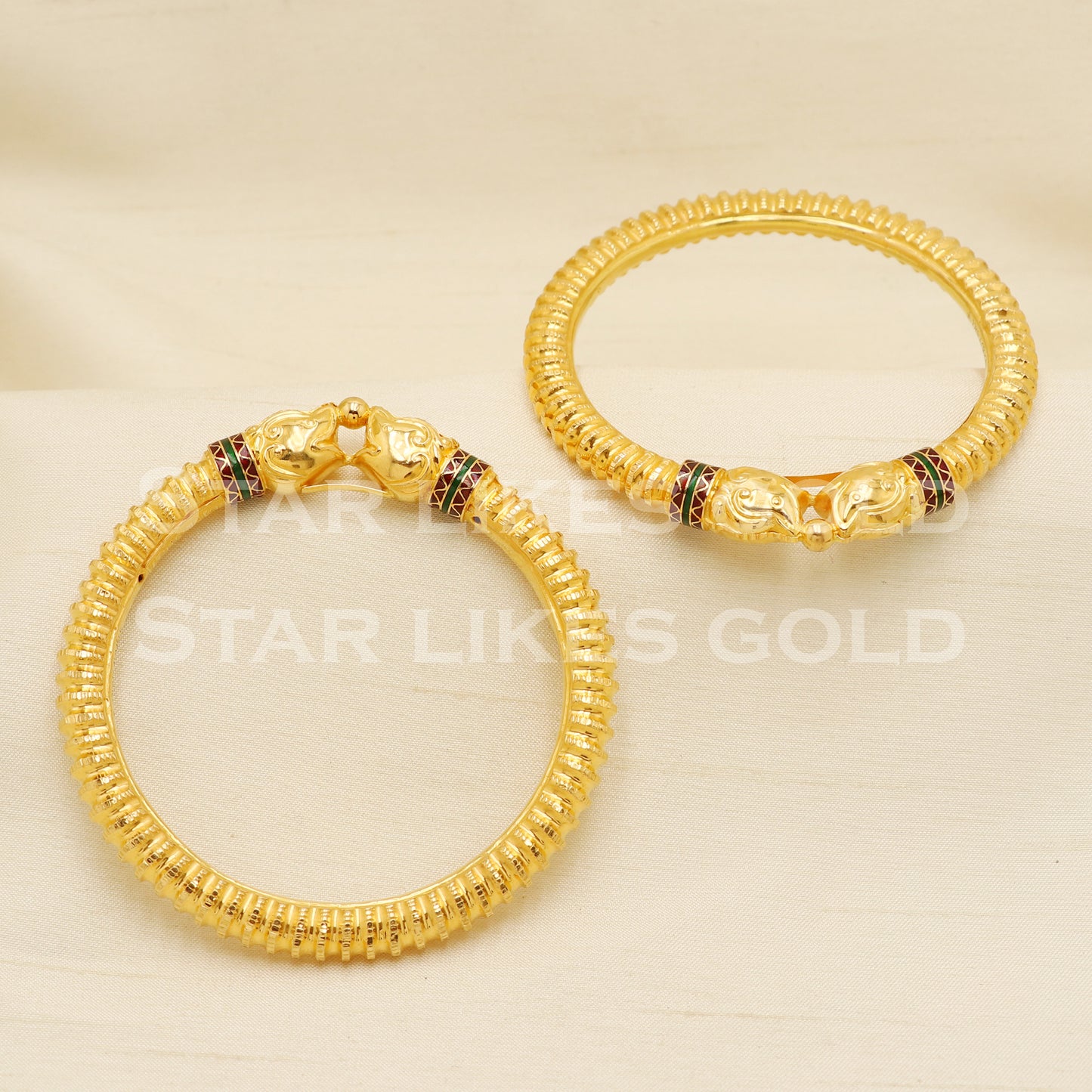 22 karat 22k gold Bangle Bracelet Jewelry, PR1603