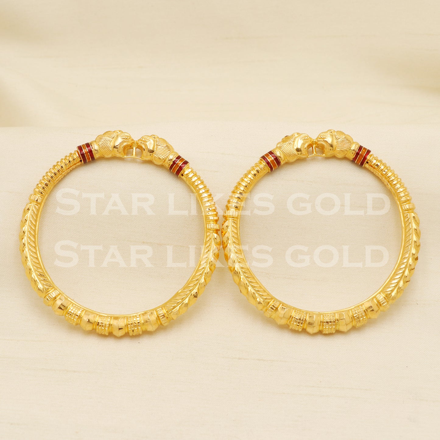 22 karat 22k gold Bangle Bracelet Jewelry, PR1604