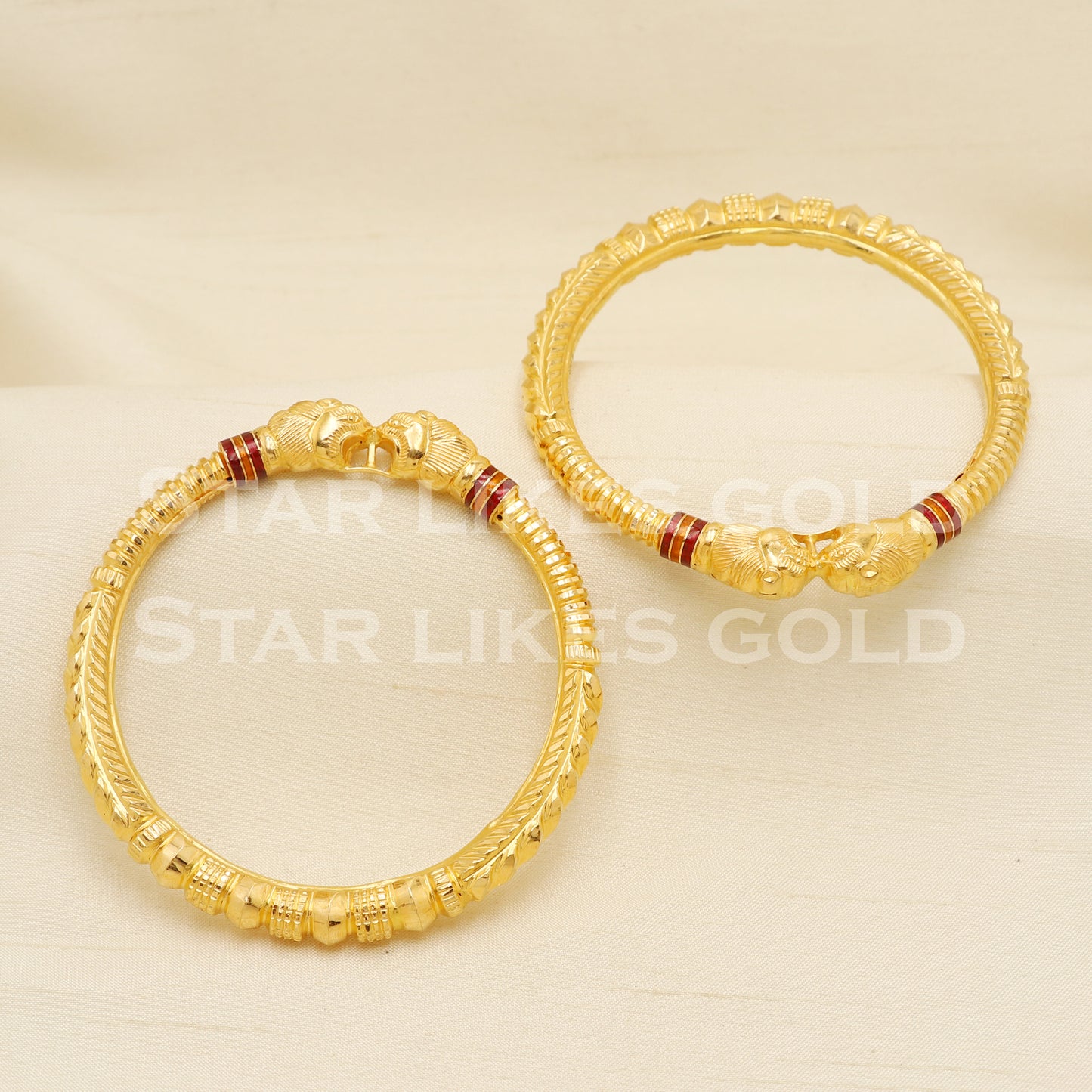 22 karat 22k gold Bangle Bracelet Jewelry, PR1604