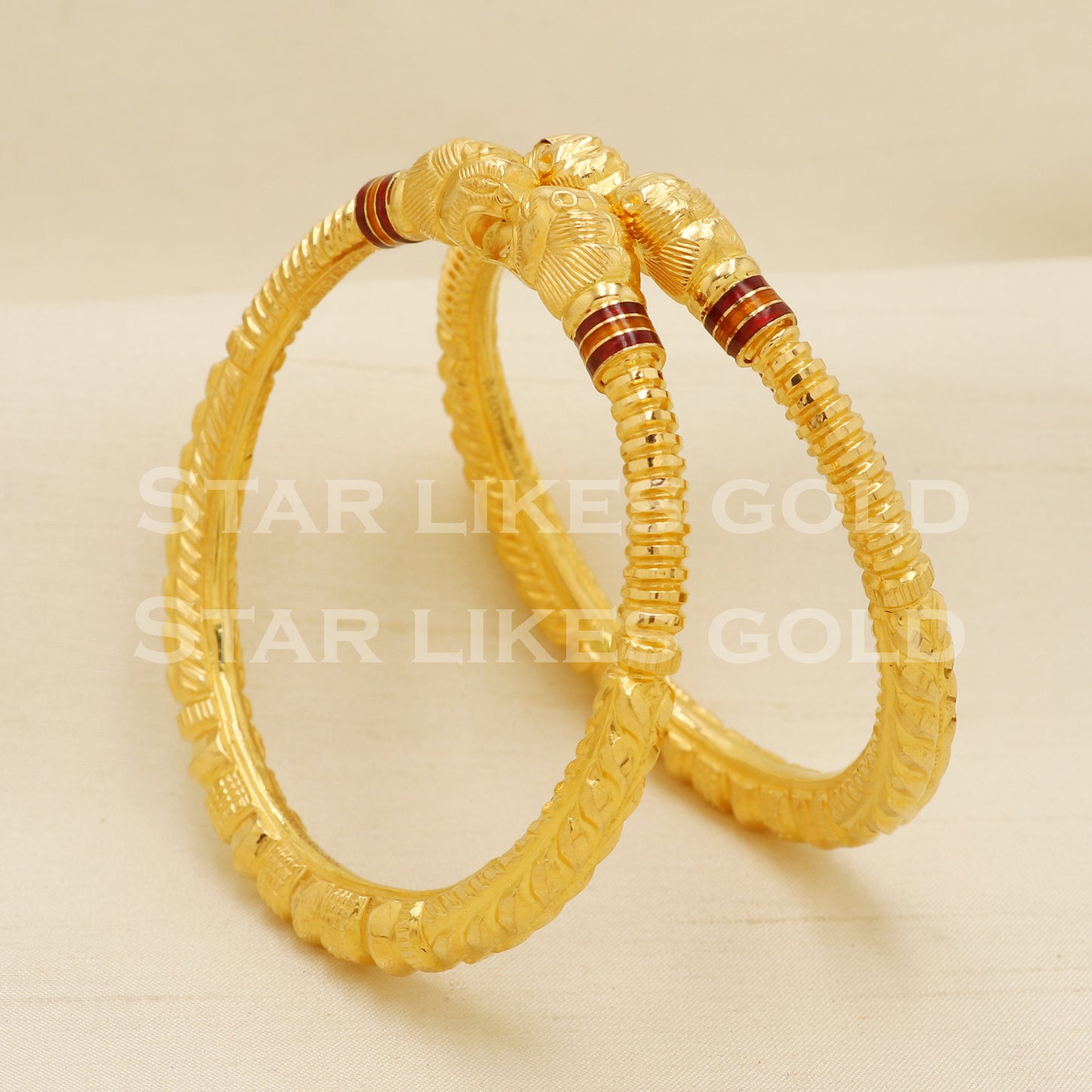 22 karat 22k gold Bangle Bracelet Jewelry, PR1604