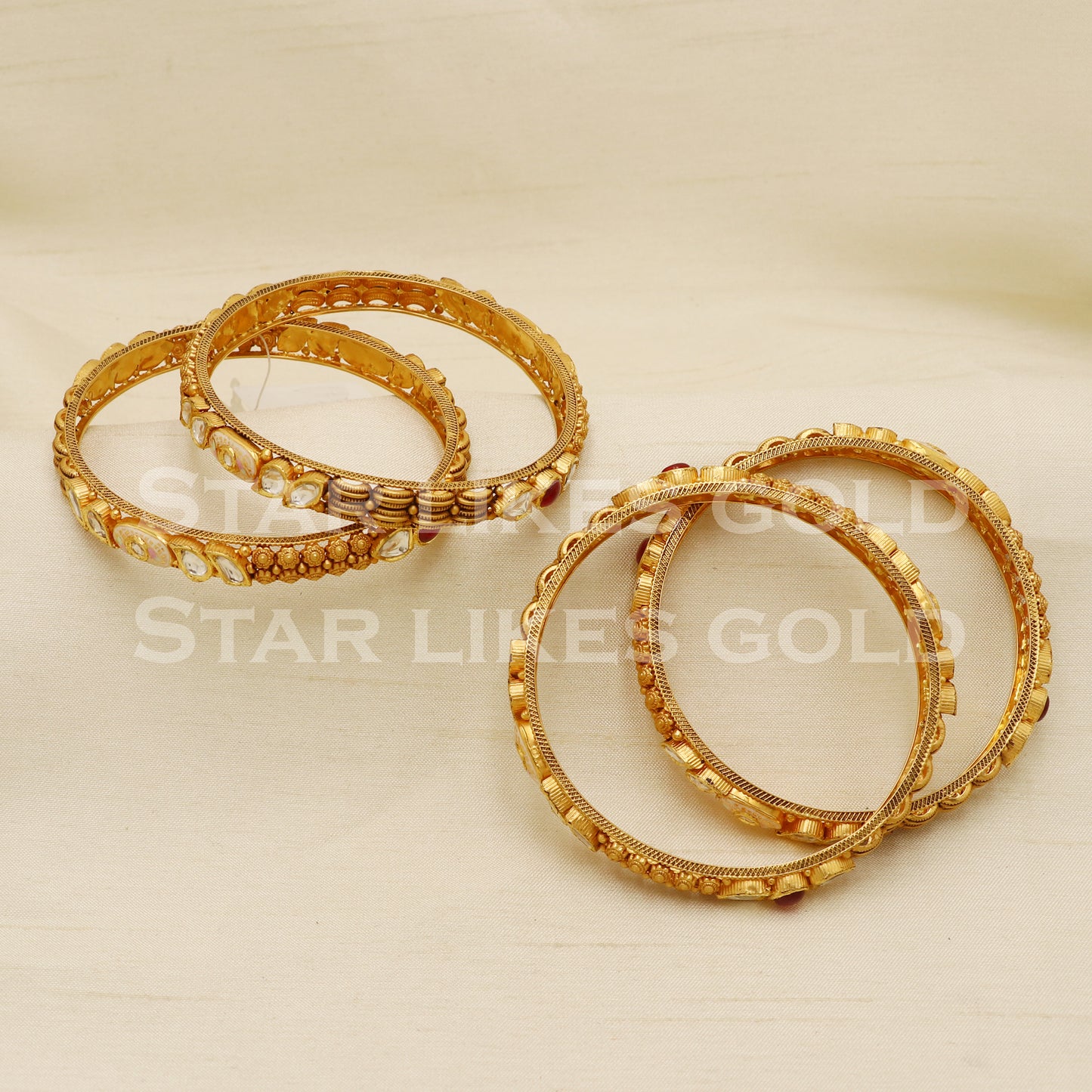 wedding 22 karat 22k gold Bangle Bracelet Jewelry, PR1606