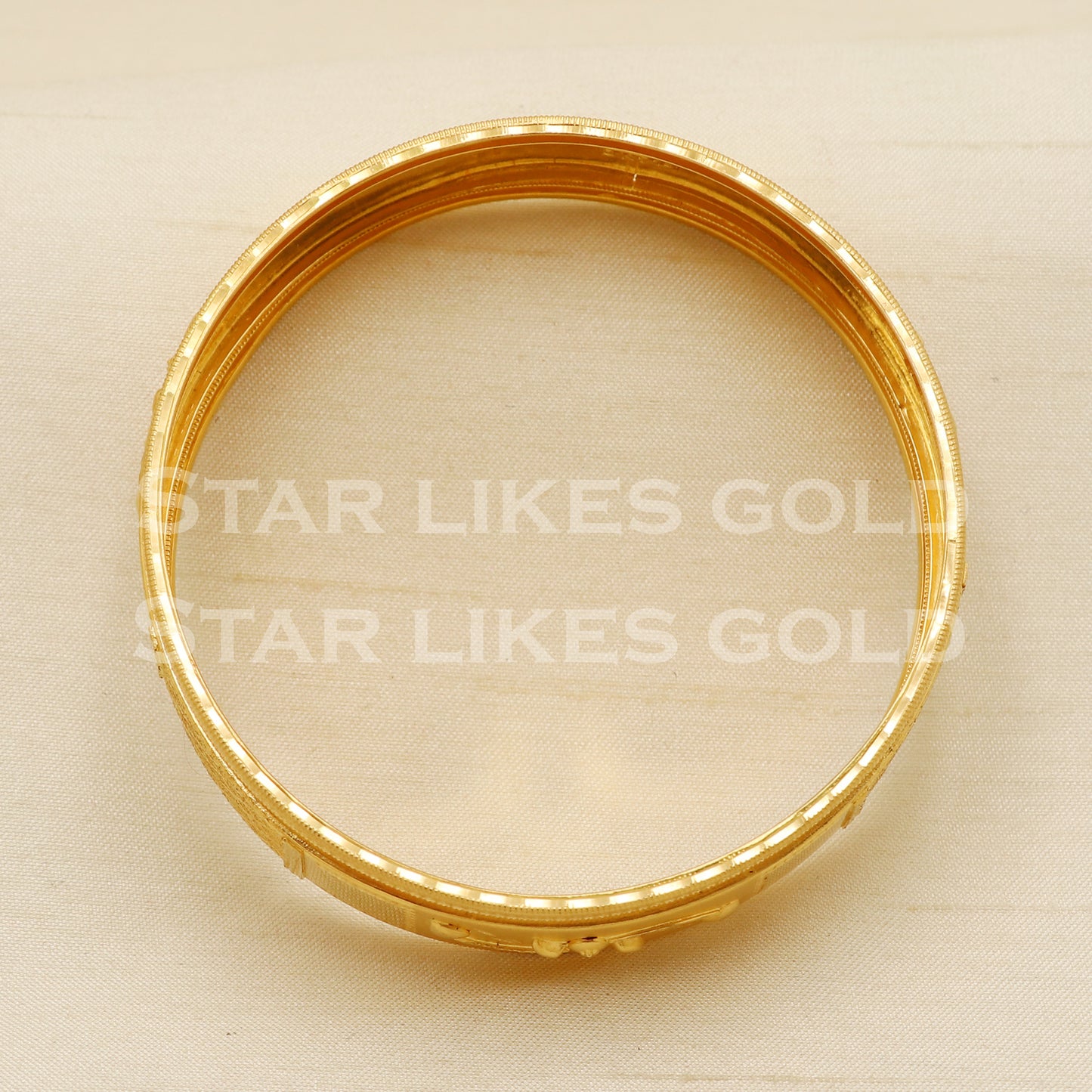 wedding 22 karat 22k gold Kadas Bangle Bracelet Jewelry, PR1608