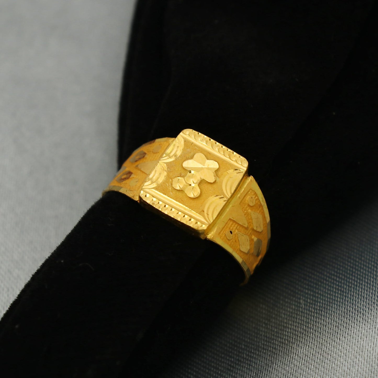22k 22KT GOLD Men RING Handmade Jewelry, Perfect Gift for Lover  PO-1138