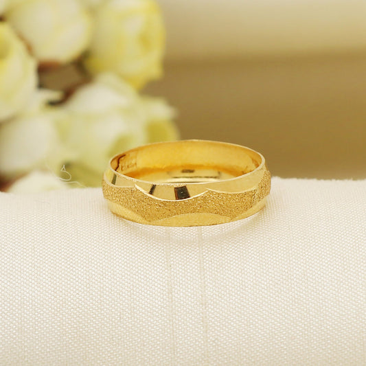 22k 22KT GOLD RING band Handmade fine Jewelry, Perfect Gift for Lover