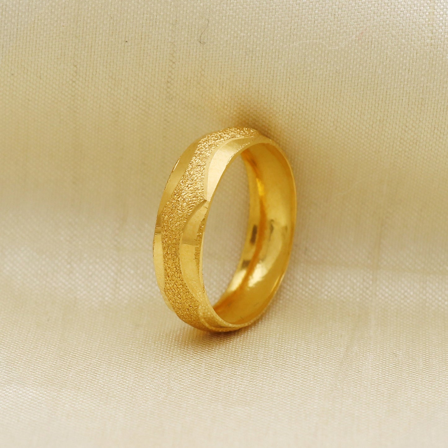 22k 22KT GOLD RING band Handmade fine Jewelry, Perfect Gift for Lover