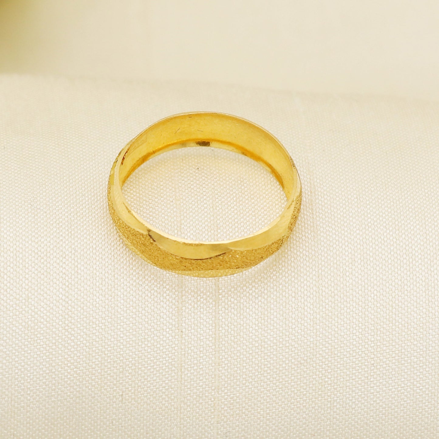 22k 22KT GOLD RING band Handmade fine Jewelry, Perfect Gift for Lover